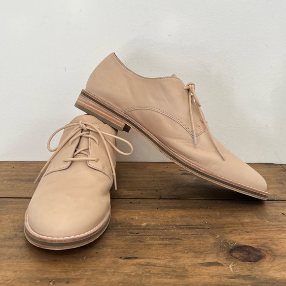 Eileen Fisher Women’s Milo Oxford Desert Tan Lace Up Chic Neutral - Picture 7 of 11